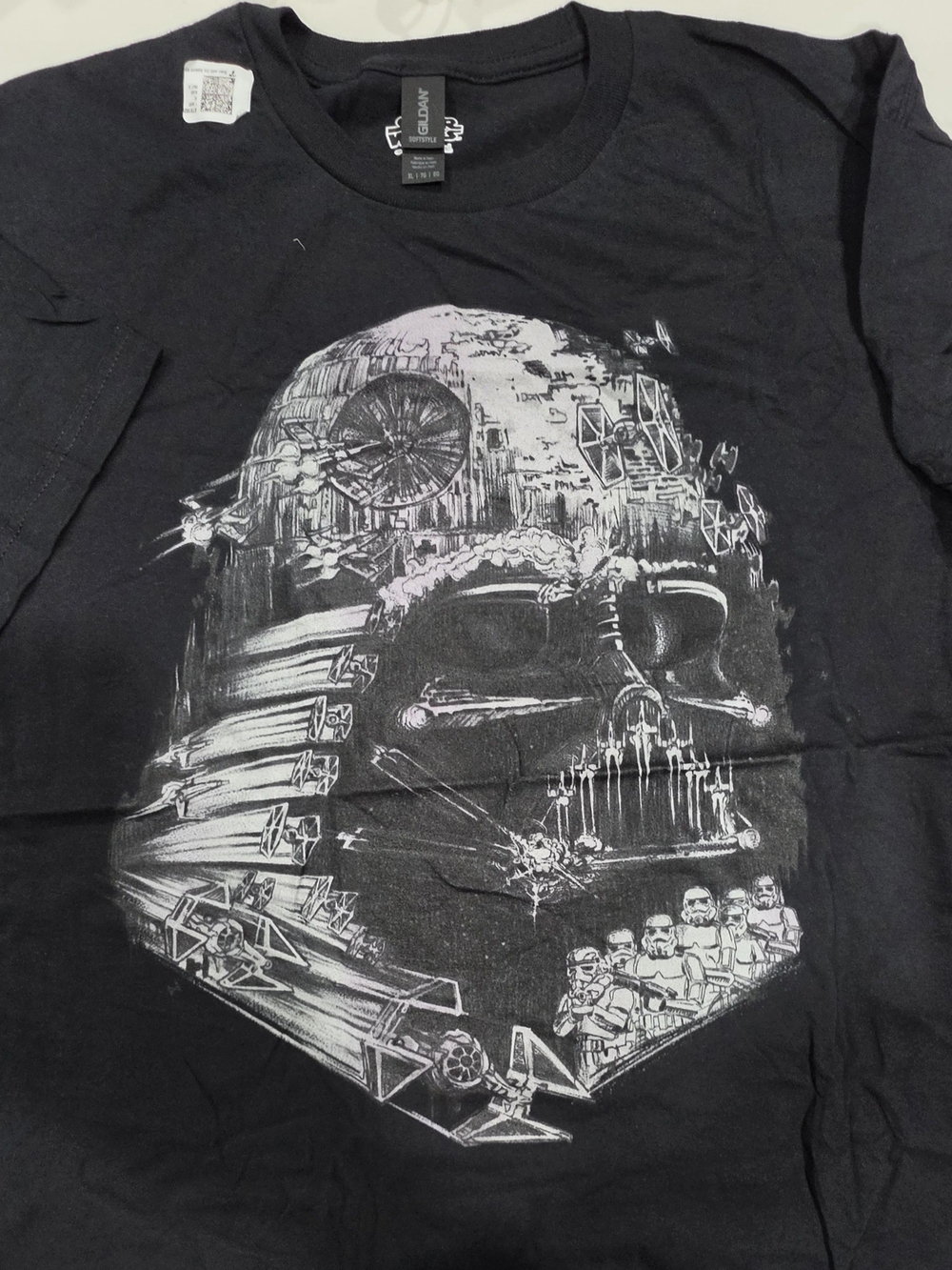 Star Wars Graphic Tee - Black with White Print